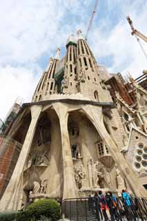 Foto, materiell, befreit, Landschaft, Bild, hat Foto auf Lager,Die Sagrada Familia, , , , 