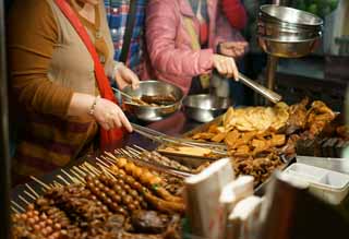 Foto, materieel, vrij, landschap, schilderstuk, bevoorraden foto,Shihlin Ningxia Avondmarkt, , , , 