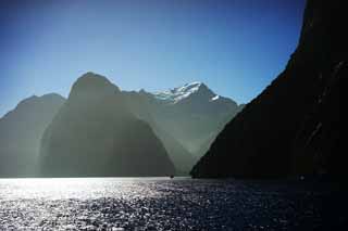 Foto, materiell, befreit, Landschaft, Bild, hat Foto auf Lager,Milford Sound, , , , 