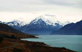 Foto, materiell, befreit, Landschaft, Bild, hat Foto auf Lager,Mount Cook, , , , 