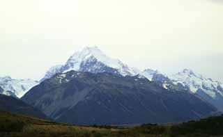 Foto, materieel, vrij, landschap, schilderstuk, bevoorraden foto,Mount Cook, , , , 