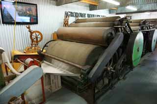 photo,material,free,landscape,picture,stock photo,Creative Commons,Wool processing machine, , , , 