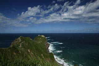 Foto, materieel, vrij, landschap, schilderstuk, bevoorraden foto,Mogendheid van God Promontory, Mogendheid van God Promontory, Vuurtoren, De Seof Japan, Golf