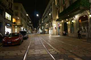 photo,material,free,landscape,picture,stock photo,Creative Commons,Night View of Milan, , , , 