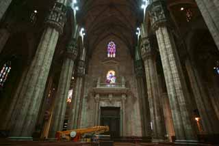 photo,material,free,landscape,picture,stock photo,Creative Commons,A view of the Duomo of Milan, , , , 