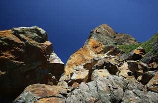 fotografia, materiale, libero il panorama, dipinga, fotografia di scorta,Roccia fresca di una spada, rupe, La spiaggia, pietra, Crollo