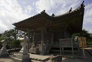 foto,tela,gratis,paisaje,fotografa,idea,Cinco templos de Futoshi, Canasta de linterna de piedra, Azulejo, , 