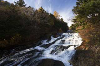 photo, la matire, libre, amnage, dcrivez, photo de la rserve,Un automne vite ruisseau coulant, chute d'eau, courant, Eau, rivire