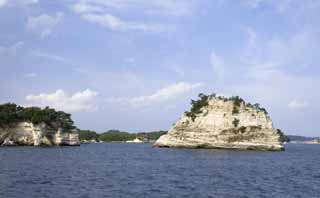photo,material,free,landscape,picture,stock photo,Creative Commons,Three most beautiful views in Japan Matsushima, island, blue sky, cloud, The sea