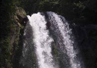 photo,material,free,landscape,picture,stock photo,Creative Commons,Hard flow, waterfall, cliff, waterfall pot, Spray of water