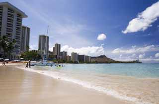 , , , , ,  .,Waikiki Beach., sandy , , ,  