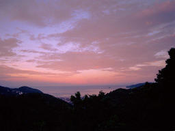 foto,tela,gratis,paisaje,fotografa,idea,Puerto de Usami en crepsculo, Mar, Nube, Puesta de sol, 