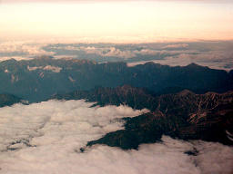 Foto, materieel, vrij, landschap, schilderstuk, bevoorraden foto,Mt. Tateyama van de lucht, Berg, Wolk, , 