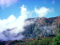 fotografia, materiale, libero il panorama, dipinga, fotografia di scorta,Nubi che diffondono, montagna, nube, cielo blu, 