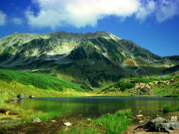 photo,material,free,landscape,picture,stock photo,Creative Commons,Legendary sacred land, mountain, cloud, blue sky, 