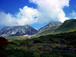 Foto, materiell, befreit, Landschaft, Bild, hat Foto auf Lager,Zeitloses alpines Land, Berg, Wolke, blauer Himmel, 