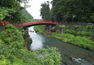 photo,material,free,landscape,picture,stock photo,Creative Commons,Shin-kyo Bridge of sunlight Futara-san-jinja Shrine, Sunlight, world heritage, bridge, 