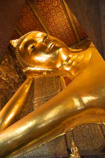 photo, la matire, libre, amnage, dcrivez, photo de la rserve,Mort de Bouddha Bouddha de watt Poe, Image bouddhiste, mort de Bouddha temple, Mort de Bouddha Bouddha, Visiter des sites pittoresques