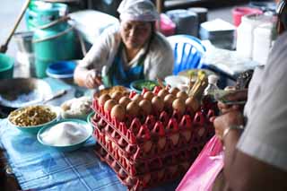 foto,tela,gratis,paisaje,fotografa,idea,Puesto de Bangkok, Pececillos -up, Carbn prender un fuego, Est de pie, Un huevo