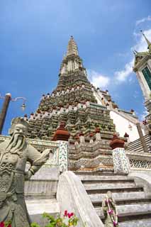 photo, la matire, libre, amnage, dcrivez, photo de la rserve,Temple de Dawn, temple, Image bouddhiste, carreau, Bangkok