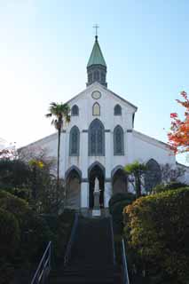 Foto, materiell, befreit, Landschaft, Bild, hat Foto auf Lager,Oura Catholic die Kirche, die Kirche, Die Paris fremde Fortpflanzungsgesellschaft, , Gotik entwirft Architektur