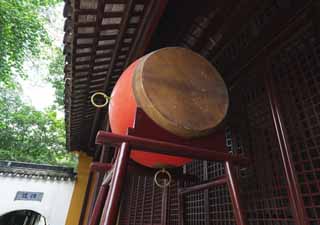 photo,material,free,landscape,picture,stock photo,Creative Commons,The drum of HuQiu, musical instrument, drum, drum, large drum