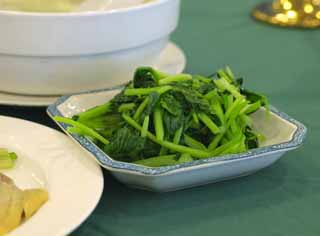 photo,material,free,landscape,picture,stock photo,Creative Commons,It is greens roasting, Chinese food, Chinese food, vegetable dish, small bowl