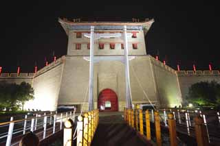 photo,material,free,landscape,picture,stock photo,Creative Commons,The Einei gate, Chang'an, castle gate, brick, The history