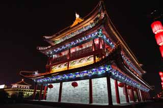 photo,material,free,landscape,picture,stock photo,Creative Commons,The Einei gate, Chang'an, castle gate, brick, I light it up