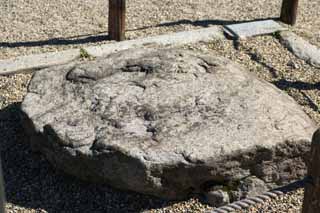 photo,material,free,landscape,picture,stock photo,Creative Commons,Horyu-ji Temple worship stone, Buddhism, Buddhist memorial service, The garden matter, front yard