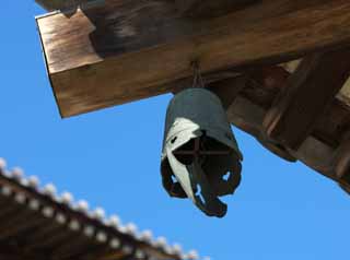 photo,material,free,landscape,picture,stock photo,Creative Commons,The bell of the edge of the eaves, Buddhism, An inner temple, bell, Heart