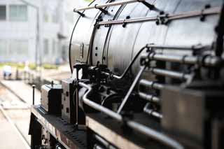 photo,material,free,landscape,picture,stock photo,Creative Commons,I am active throughout the life, steam locomotive, train, driving wheel, Iron
