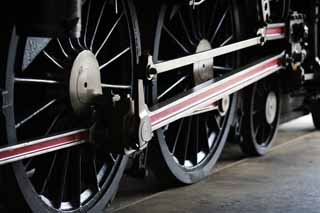 photo, la matire, libre, amnage, dcrivez, photo de la rserve,Une roue motrice, vapeur locomotif, train, roue motrice, Fer