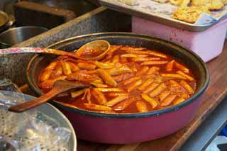 photo,material,free,landscape,picture,stock photo,Creative Commons,Toppokki, Tteok, Common people cooking, Salty bean paste, Shin Dan Don