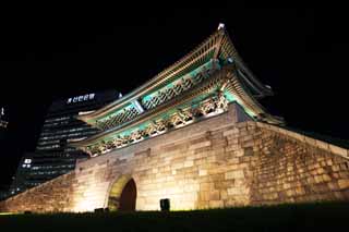 photo,material,free,landscape,picture,stock photo,Creative Commons,Namdaemun, castle gate, Namdaemun, Namdaemun, Han Castle