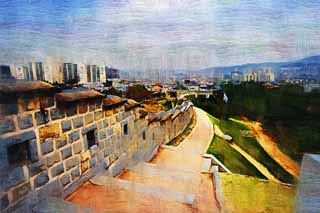 illust, , , , , ,  ,  , .,  Hwaseong Fortress, ,  , ,  