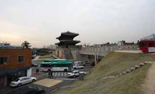 fotografia, materiale, libero il panorama, dipinga, fotografia di scorta,Il cancello di Chang'an, castello, bandiera, mattone, muro di castello