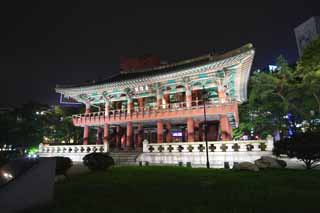 photo,material,free,landscape,picture,stock photo,Creative Commons,Poshinkaku, Buddhism, bell tower, Jongno, Jonggak