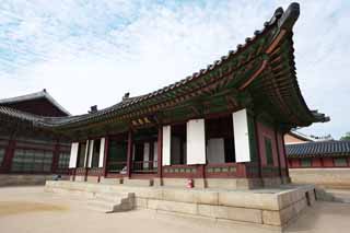 photo, la matire, libre, amnage, dcrivez, photo de la rserve,Dix mille source de Kyng-bokkung, btiment en bois, patrimoine de l'humanit, Confucianisme, Manchunjeon