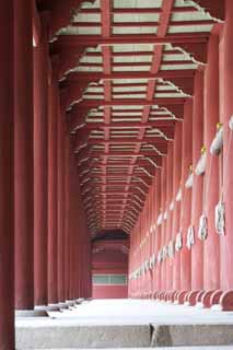 foto,tela,gratis,paisaje,fotografa,idea,La hilera de pilares de Tadashi, Santuario de Jongmyo, Servicio religioso, Primer Emperador, El templo ancestral imperial