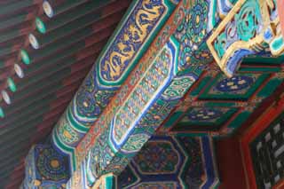 photo,material,free,landscape,picture,stock photo,Creative Commons,Summer Palace beam pattern, Dragon, Dragon, Chinese, Decoration