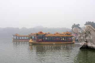 photo, la matire, libre, amnage, dcrivez, photo de la rserve,Le palais d't de maison, Bateau, Visiter des sites pittoresques bateau, Dragon, Bateau de l'excursion