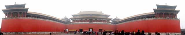 fotografia, material, livra, ajardine, imagine, proveja fotografia,Horse Forbidden City Gate, Camada de Zhu, Porto dianteiro, Parede vermelha, Cartes