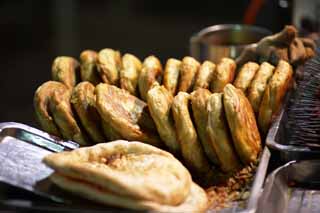 photo,material,free,landscape,picture,stock photo,Creative Commons,The fried bread stand, Bread, Stalls, Round, Islam