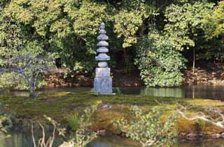 photo,material,free,landscape,picture,stock photo,Creative Commons,Golden Pavilion Temple ANTAKU pond, World Heritage, Golden Pavilion, Ashikaga Yoshimitsu, Kyoto