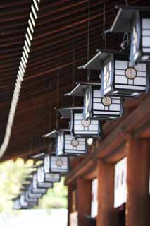 photo,material,free,landscape,picture,stock photo,Creative Commons,Lamp in Kashihara Shrine, Shinto, , Light, Lighting