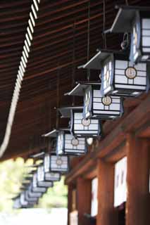 fotografia, materiale, libero il panorama, dipinga, fotografia di scorta,Lampada nel santuario Kashihara, Scintoismo, , Luce, Accendendo