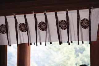photo,material,free,landscape,picture,stock photo,Creative Commons,Gate Curtain in Kashihara Shrine, Shinto, , Chronicles of Japan, Kojiki