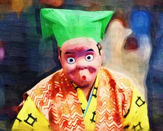 illust,tela,gratis,paisaje,fotografa,idea,pintura,Lpiz de color,dibujo,Droll compaeros, Con urna, Mujer llana, Yasugi de clusula de Izumo, Extico