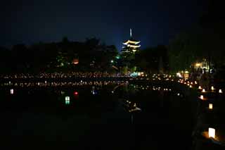 photo,material,free,landscape,picture,stock photo,Creative Commons,Then it is light society, candle, candle, Five Storeyed Pagoda, light